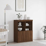 Sideboard Brown Oak 81x37x100 cm Engineered Wood 3318623