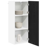 Hanging Cabinet Black Oak 40 x 31 x 100 cm Engineered Wood 884339