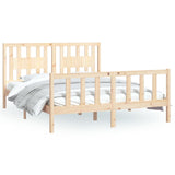 Bed Frame without Mattress Solid Wood Pine 160x200 cm 3188176