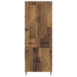 Cabinet Set 2 pcs Old Wood 66 x 34.5 x 89.5 cm Engineered Wood 3416671