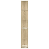 Bookcase 5-Tier Sonoma Oak 45x23.5x162.5 cm Engineered Wood 852782