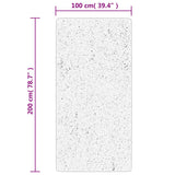 Rug OVIEDO Short Pile Cream 100x200 cm 375510