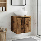Wall-Mounted Sink Vanity Old Wood 49.5 x 44.5 x 65 cm 890450