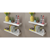 Wall Shelves 4 pcs White 60 cm 275997