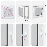Basement Window RISOR 60x60 cm Tilt&Turn DIN Left White 4108301