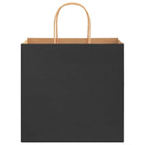 ZNTS Paper Bags 250 pcs with Handles Black 26x17x25 cm 4101647