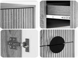Sideboard VENRAY Grey Sonoma 35 x 33 x 77.5 cm Engineered Wood 8020015