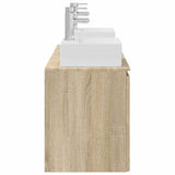 Bathroom Cabinet Set 3 pcs Sonoma Oak 49.5 x 41 x 62.5 cm 3405649