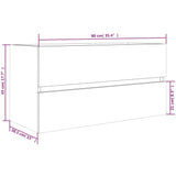 ZNTS Sink Cabinet Grey Sonoma 90x38.5x45 cm Engineered Wood 815655
