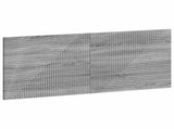 Wall-Mounted Headboard HAARLEM Grey Sonoma Engineered Wood 896971