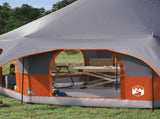 Family Tent Grey and Orange 10-Person 42017393