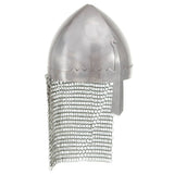 Knight Helmet Antique Replica LARP Silver Steel 286211