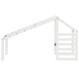 Kids' Bed Roof White 188x82x113 cm Solid Wood Pine 846883