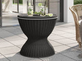 3-in-1 Ice Cooler Table Black Polypropylene 364157