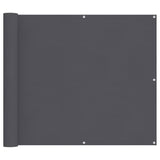 Balcony Screen Anthracite 90x800 cm 100% Polyester Oxford 4000054