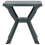 Bistro Table Green 70x70x72 cm Plastic 48800