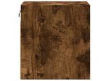 TV Wall Cabinets with LED Lights 2 pcs Smoked Oak 41x31x45 cm 852280