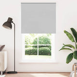 Roller Blind Blackout Light Grey 140x230 cm Fabric Width 136.6 cm Polyester 4011474