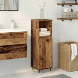 Bathroom Cabinet Old Wood 30x30x100 cm Engineered Wood 857205