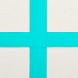 Inflatable Gymnastics Mat with Pump 200x200x20 cm PVC Green 92702