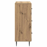 Drawer Cabinet Artisan Oak 66 x 34.5 x 89.5 cm Engineered Wood 894844