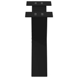Coffee Table Legs X-Shaped 2 pcs Black 50x cm Steel 4012936