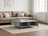 Coffee Table Grey Sonoma 90 x 90 x 41 cm Engineered Wood 8013605