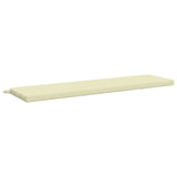 2-Piece Bench Cushions SOEST 2 pcs 100% Polyester Cream 948941