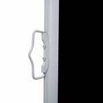 Retractable Side Awning Black 100x600 cm 48442