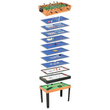 91944 15-in-1 Multi Game Table 121x61x82 cm Maple