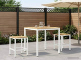 Garden Bar Table White 80 x 80.5 x 105 cm Solid Acacia Wood 901777