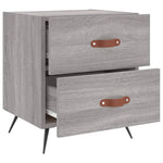 ZNTS Bedside Cabinets 2 pcs Grey Sonoma 40x35x47.5 cm Engineered Wood 827257