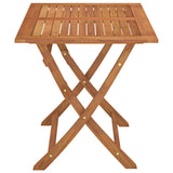 Folding Garden Table 120x70x75 cm Solid Eucalyptus Wood 316621