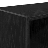 Shoe Racks 2 pcs Stackable Black Oak 89.5x30x40 cm 858842