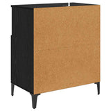 Sideboards 2 pcs Black Oak 60 x 35 x 70 cm Engineered Wood 3415601