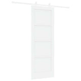 Sliding Door White 73.5 x 198.5 cm Solid Pine Wood 3333383