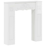 Fireplace Surround Gloss White 102 x 20 x 102 cm 8006637