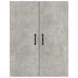 Hanging Cabinet Concrete Grey 69,5x34x90 cm Engineered Wood 812271