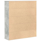 Bookcase Concrete Grey 89x24x101,5 cm Engineered Wood 860403