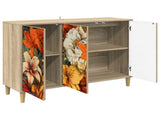 Sideboard GENNEP Sonoma 102 x 33 x 75 cm Engineered Wood 8006955