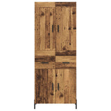 Highboard 2 pcs Old Wood Engineered Wood 3415669