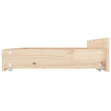 ZNTS Bed Drawers 4 pcs Solid Wood Pine 814994