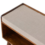 Mud Linen Nordic Storage Bench IN2108