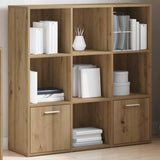 Book Cabinet Artisan Oak 98x29x97.5 cm Engineered Wood 855967