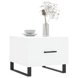 Coffee Tables 2 pcs White 50x50x40 cm Engineered Wood 829445