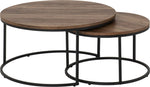 ZNTS Quebec Round Coffee Table Set 300-301-048