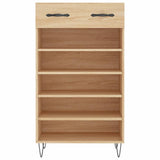Shoe Cabinet Sonoma Oak 60x35x105 cm Engineered Wood 829607