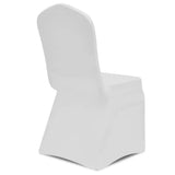 Chair Cover Stretch White 18 pcs 3051635