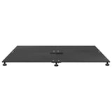 Parasol Base Black 100 x 100 x 4 cm Steel 3407830