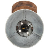 320504 Industrial Wall/Ceiling Lamps 2 pcs Silver 20x25 cm E27